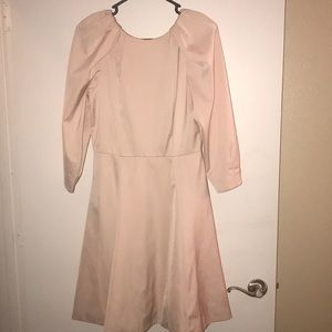 Sexy midi dress w/deep v shape cut in the back